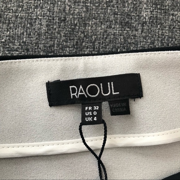 Raoul Classic Asymmetric Black Skirt - Picture 6 of 6